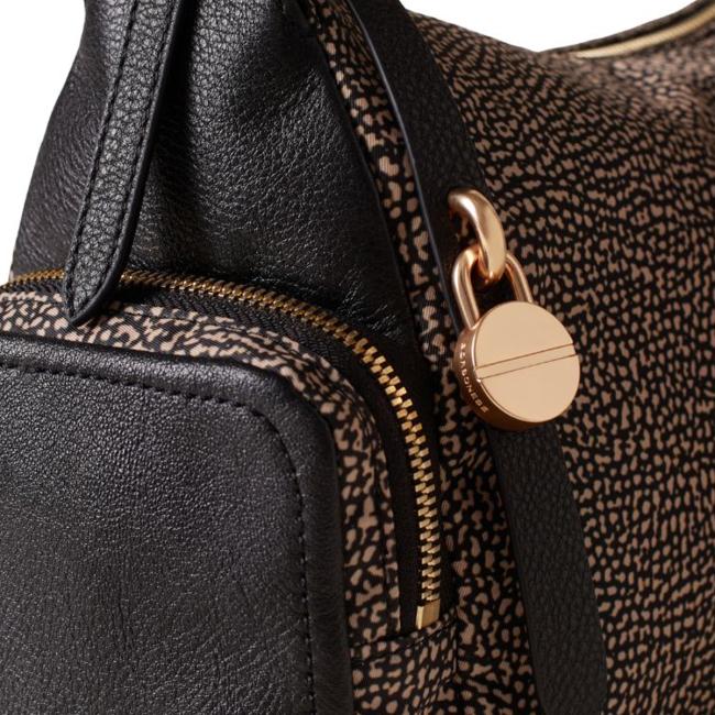 Borbonese Hobo medium OP Naturale Nero - 910101970189X11 - 4