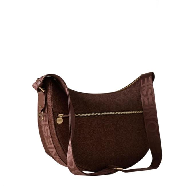 Borbonese Borsa Luna Bag Middle con taschino Noisette - 934108I15038 - 3