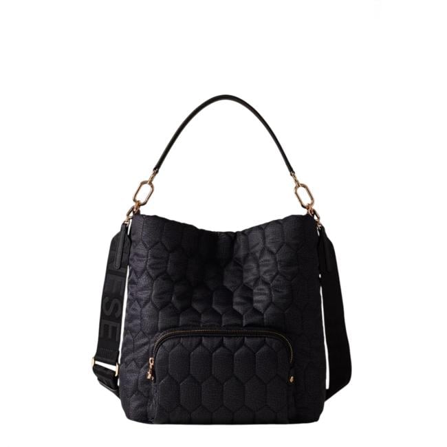 Borbonese Secchiello Honey Dark Black - 91010130AH1Y66 - 1