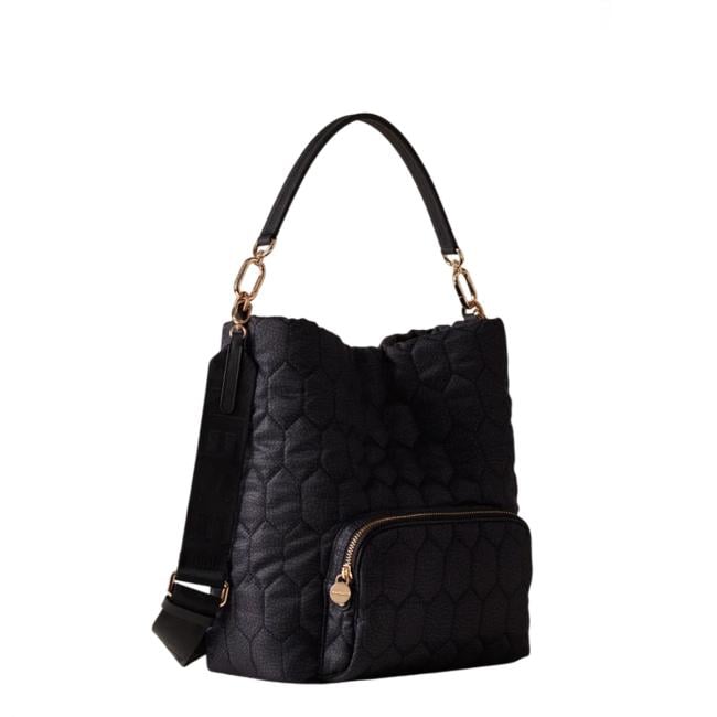 Borbonese Secchiello Honey Dark Black - 91010130AH1Y66 - 3