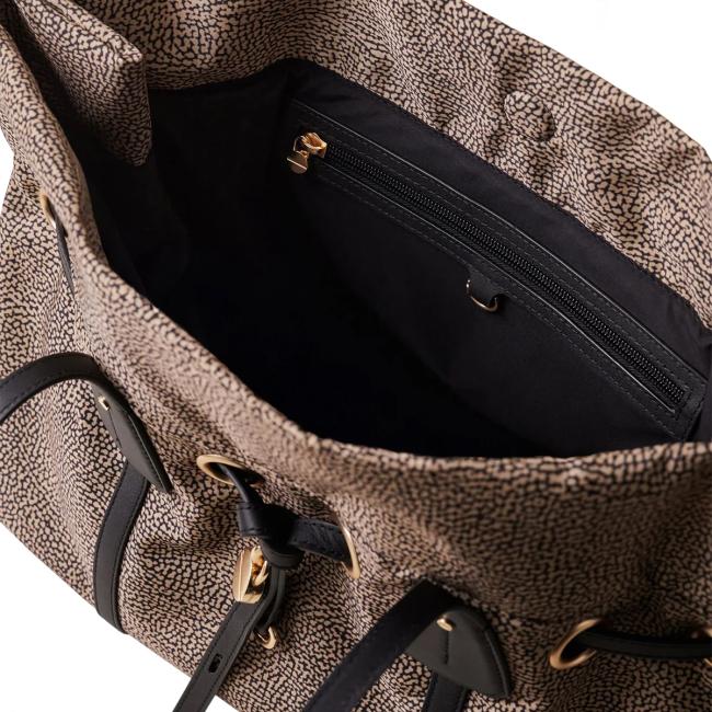 Borbonese Prive shopping large OP Naturale Nero - 91010230AH1M32 - 5