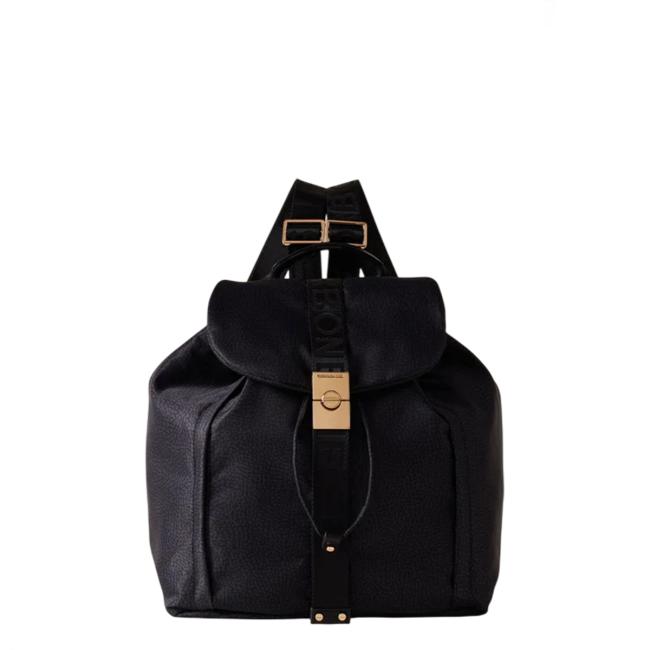 Borbonese Zaino Medium Dark Black - 91010051AH1Y66 - 1