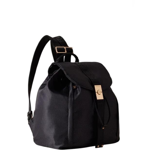 Borbonese Zaino Medium Dark Black - 91010051AH1Y66 - 3
