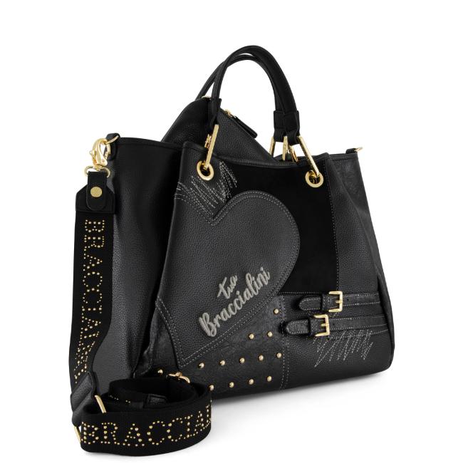 Braccialini Amy Patchwork Nero - 2