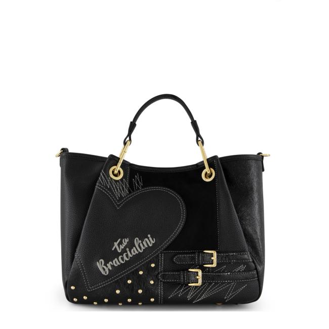 Braccialini Amy Patchwork Nero - 1