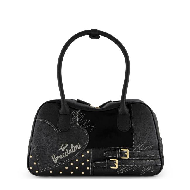Braccialini Amy Patchwork Nero - 1