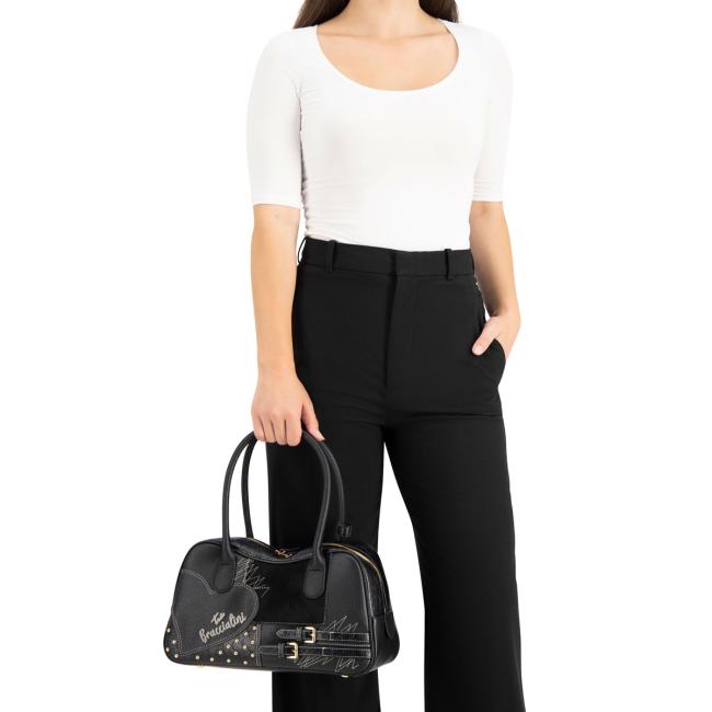 Braccialini Amy Patchwork Nero - 3