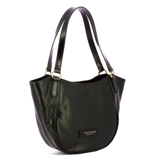 The Bridge Shopper Domitilla Nero Oro - 2