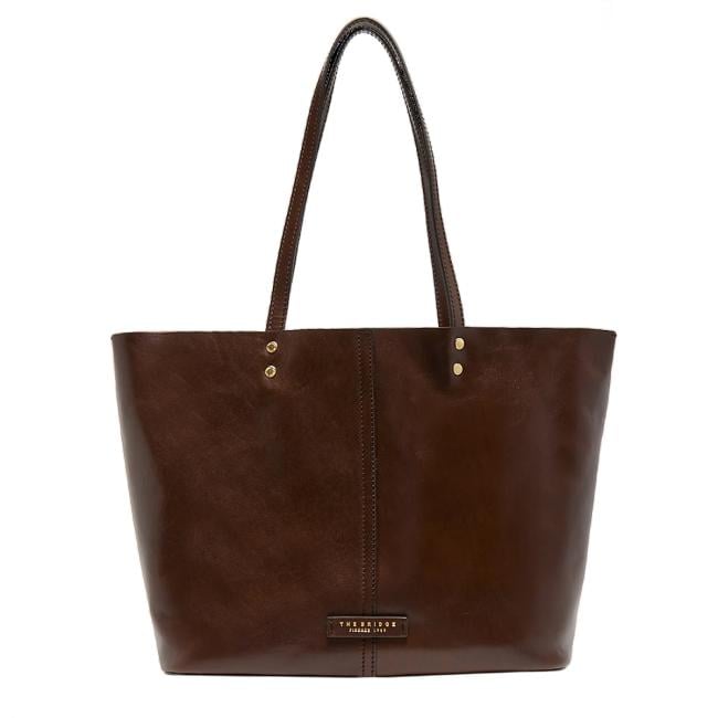 The Bridge Lisa Shopping bag Moka Oro - 042006E6 TV - 1