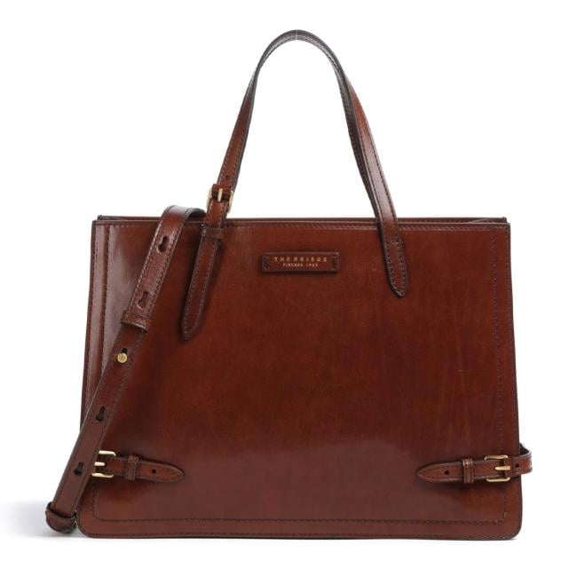 The Bridge Monica shoping bag Marrone Oro - 04501601 14 - 1
