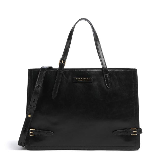 The Bridge Monica shoping bag Nero Oro - 04501601 30 - 1