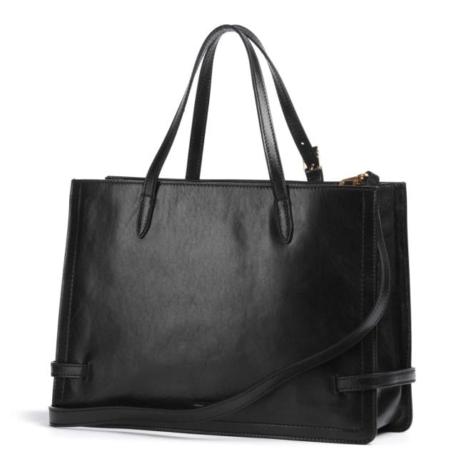 The Bridge Monica shoping bag Nero Oro - 04501601 30 - 3