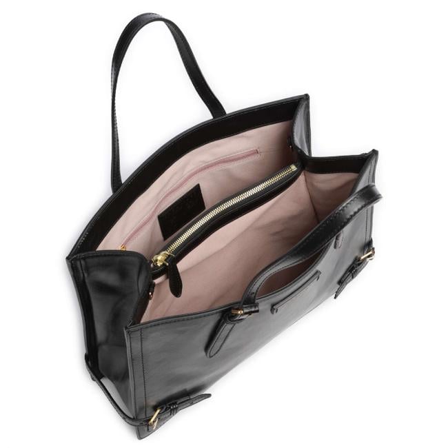 The Bridge Monica shoping bag Nero Oro - 04501601 30 - 4