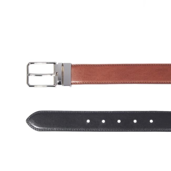 The Bridge Cintura Brunelleschi reversibile 3,5 cm Marrone/Nero - 2