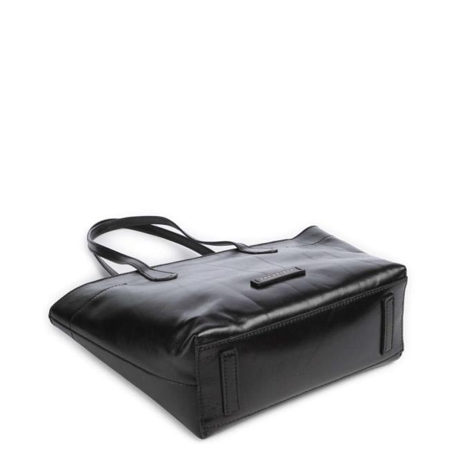 The Bridge Guelfa shopping bag Nero Oro - 44361006 30 - 3