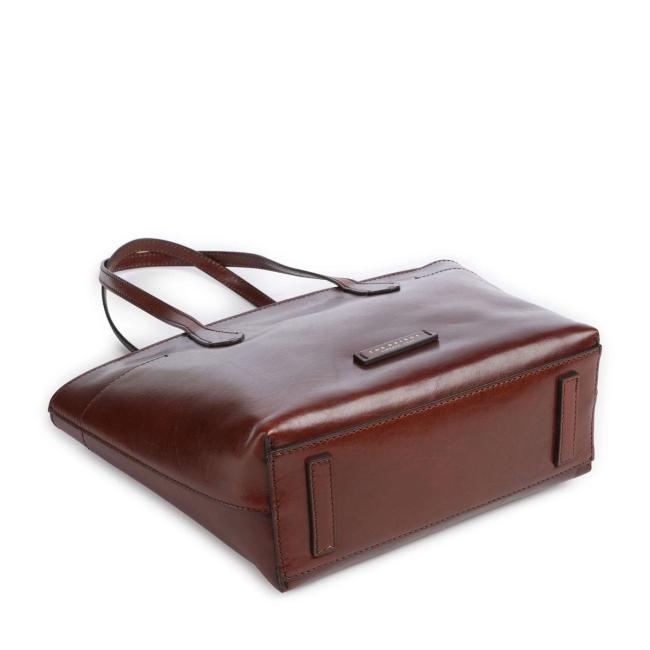 The Bridge Guelfa shopping bag Marrone Oro - 44361055 14 - 4