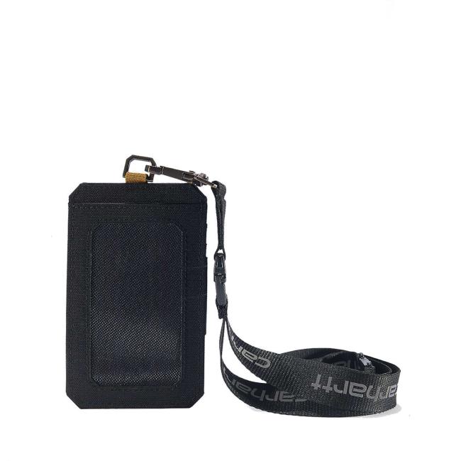 Carhartt Portatessere Duck ID Holder Black - 2