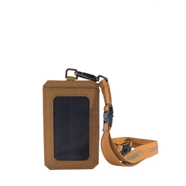 Carhartt Portatessere Duck ID Holder Brown - 2