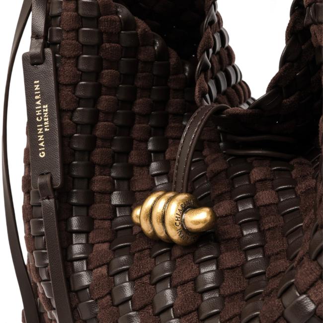 Gianni Chiarini Aurelie hobo piccola Espresso - BS 12065/COMM W-PLINT 2107 - 7