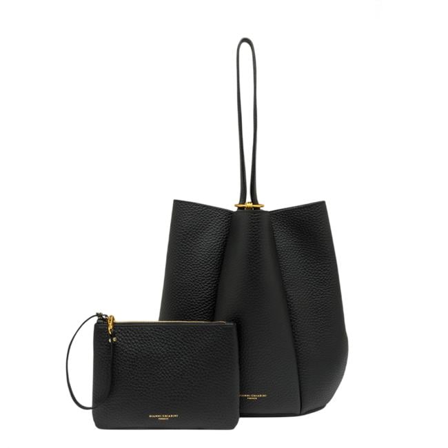 Gianni Chiarini Borsa a spalla grande Lily Nero - 6