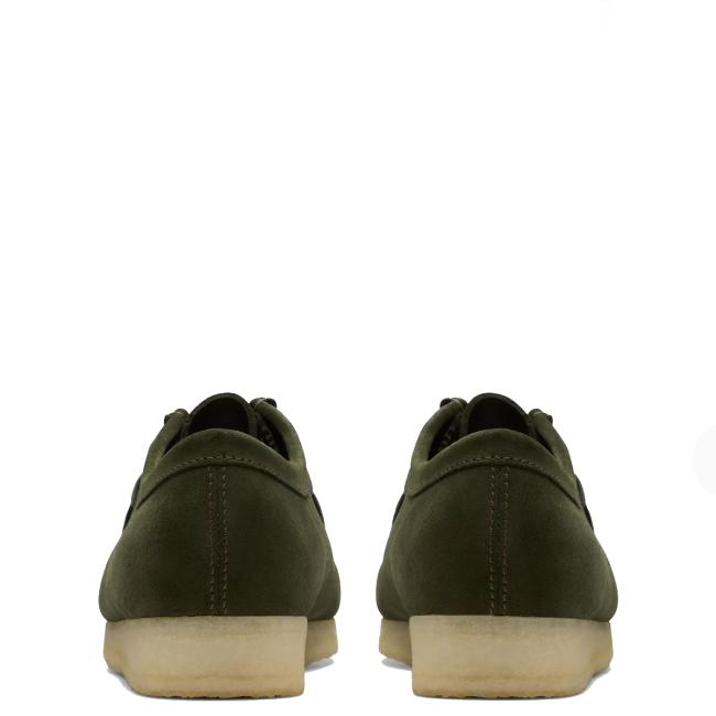 Clarks Scarpa Wallabee Forest Green Suede - 5