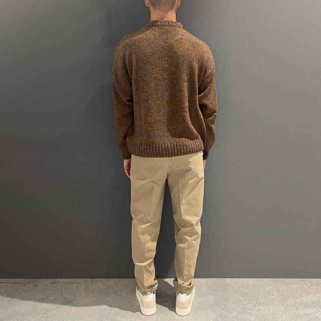 Clark Pantaloni Alfred Chino Pinces Mud - 4