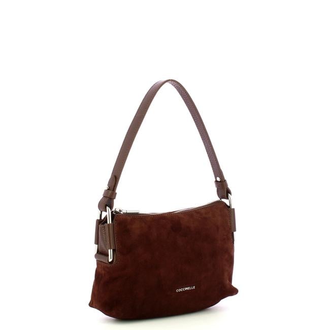 Coccinelle Borsa a mano Mini Bag Rebekka Suede Brunette - 2