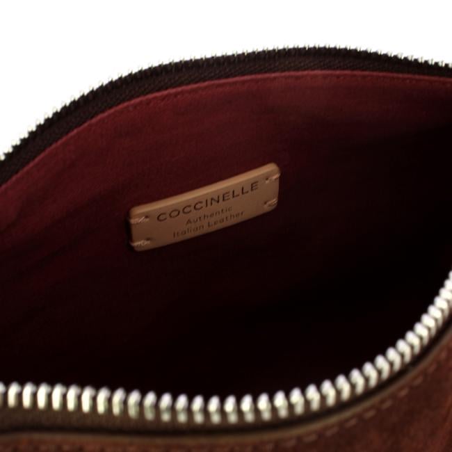 Coccinelle Borsa a mano Mini Bag Rebekka Suede Brunette - 5