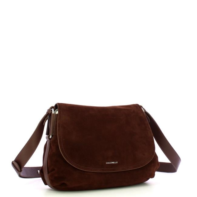 Coccinelle Tracolla Rebekka Suede Brunette - 2