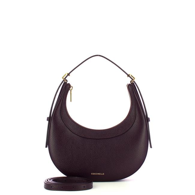 Coccinelle Hobo Bag Whisper Prune - 4
