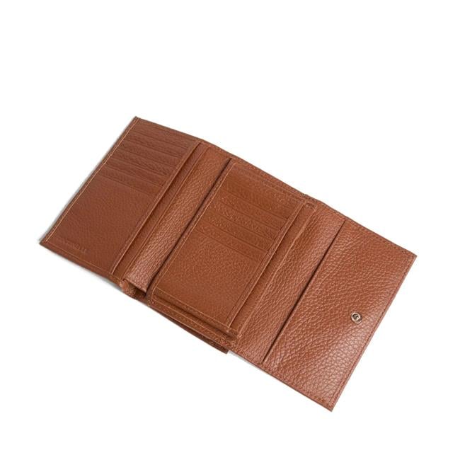 Coccinelle Portafoglio Medio Metallic Soft Cognac - 2