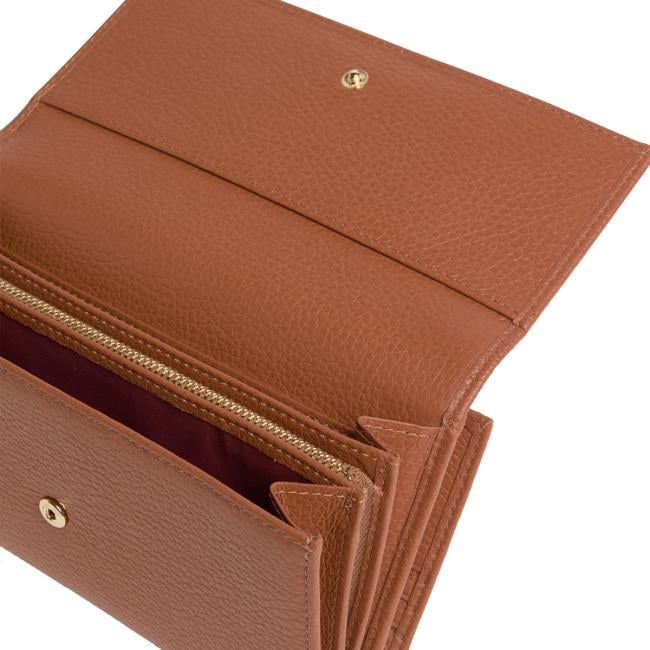 Coccinelle Portafoglio Metallic Soft Cognac - 4