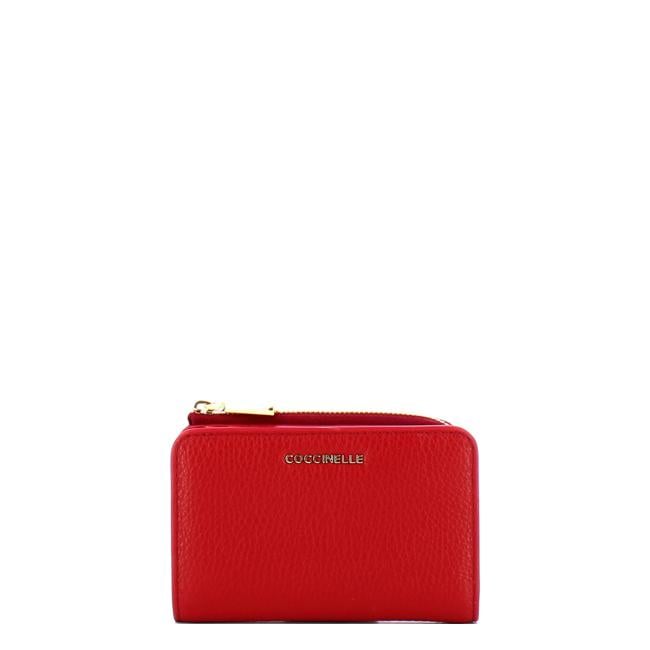 Coccinelle Portafoglio Metallic Soft Ruby - 1