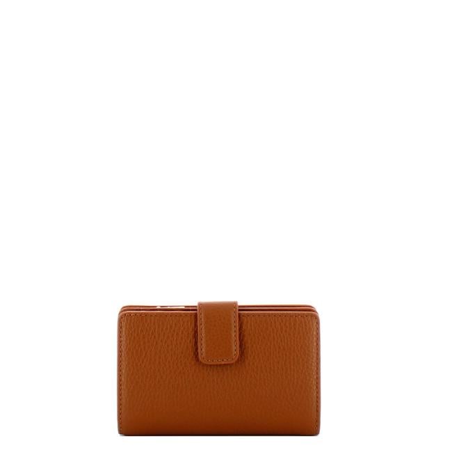 Coccinelle Portafoglio Medio Metallic Soft Cognac - 2
