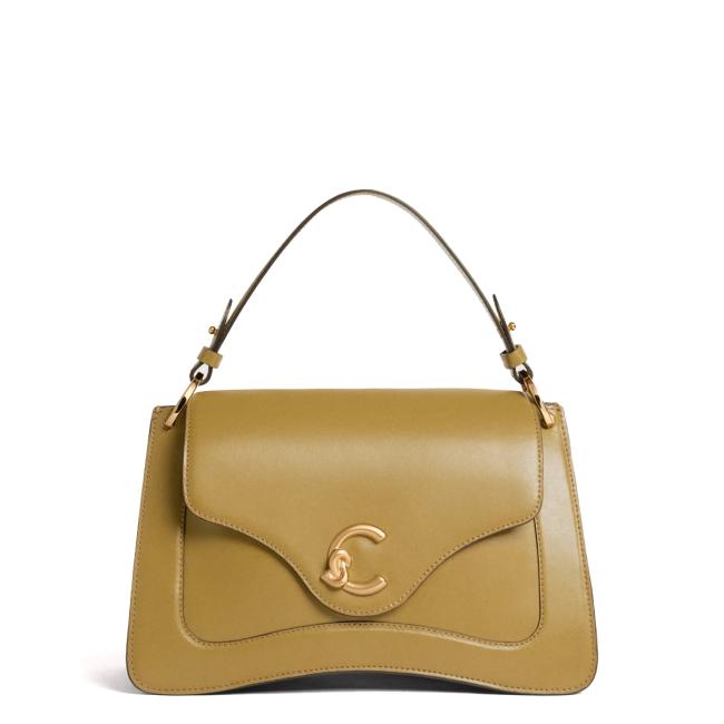 Coccinelle Borsa a mano C-Me Calf Cocker Medium Seagrass - 1