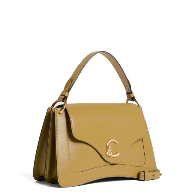 Coccinelle Borsa a mano C-Me Calf Cocker Medium Seagrass - 2