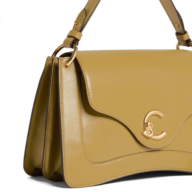 Coccinelle Borsa a mano C-Me Calf Cocker Medium Seagrass - 3