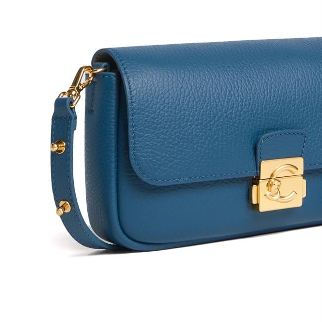 Coccinelle Borsa a tracolla C-Me Lock Mini Deep Blue - 3