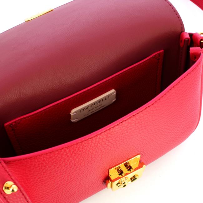 Coccinelle Borsa a tracolla C-Me Lock Mini Scarlet - 4