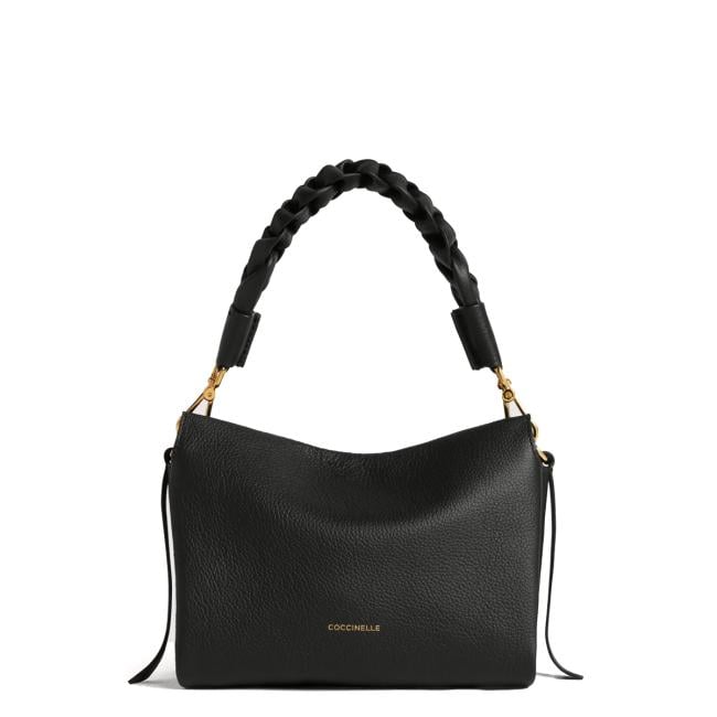 Coccinelle Borsa a mano Boheme Double Noir Cognac - 1