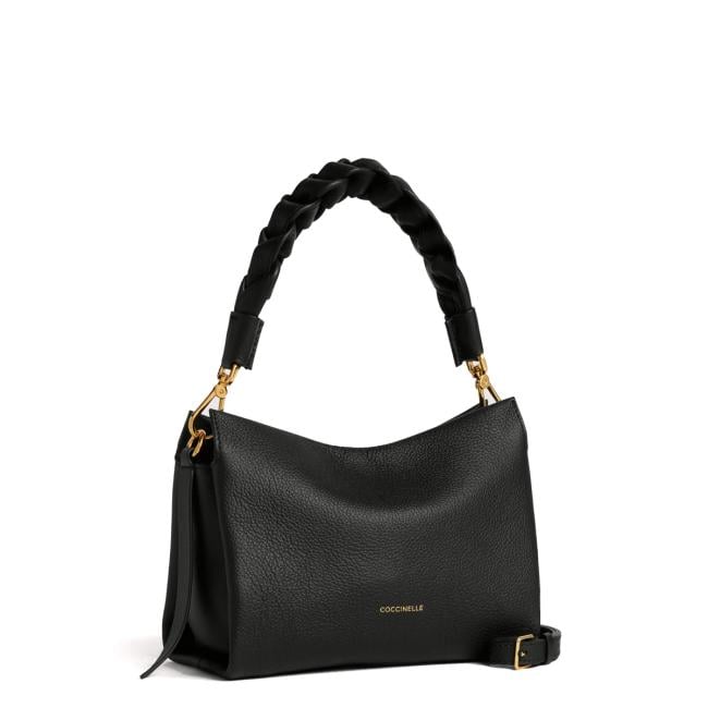 Coccinelle Borsa a mano Boheme Double Noir Cognac - 2