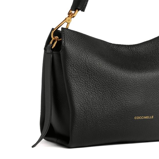 Coccinelle Borsa a mano Boheme Double Noir Cognac - 3