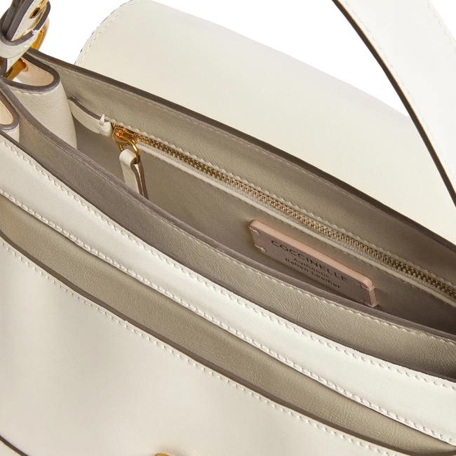 Coccinelle Borsa a mano C-Me Calf Cocker Medium Pearl - 3