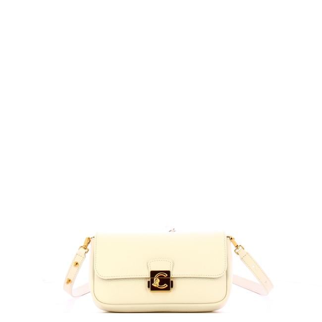Coccinelle Borsa a tracolla C-Me Lock Mini Pearl - 1