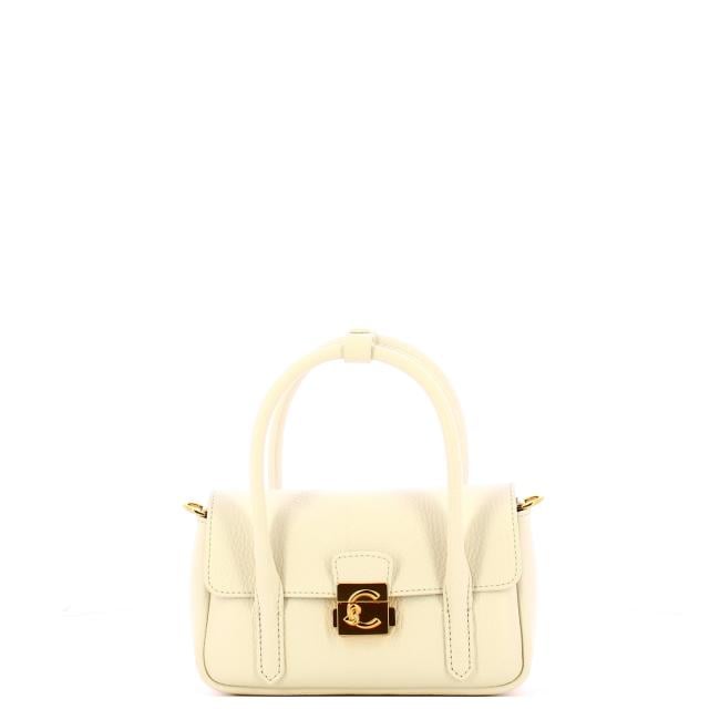 Coccinelle Borsa a mano C-Me Lock Mini Pearl - 1