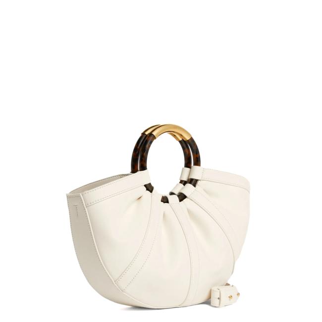 Coccinelle Borsa a mano Shell Medium Pearl - 2