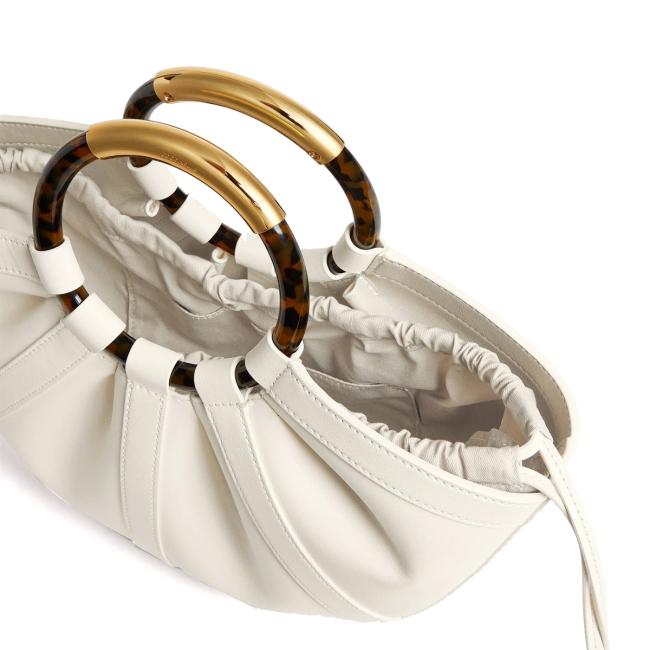Coccinelle Borsa a mano Shell Medium Pearl - 4