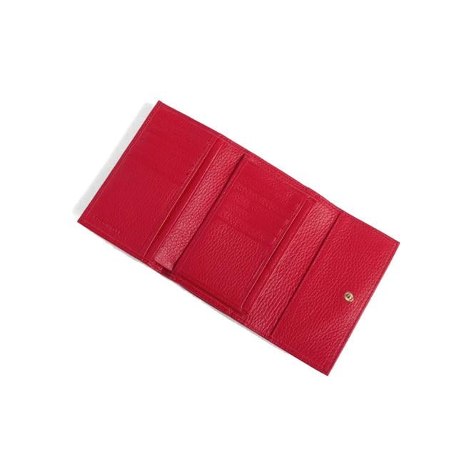 Coccinelle Portafoglio Medio Metallic Soft Scarlet - 2
