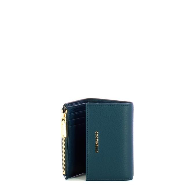Coccinelle Portafoglio Metallic Soft Deep Blue - 3