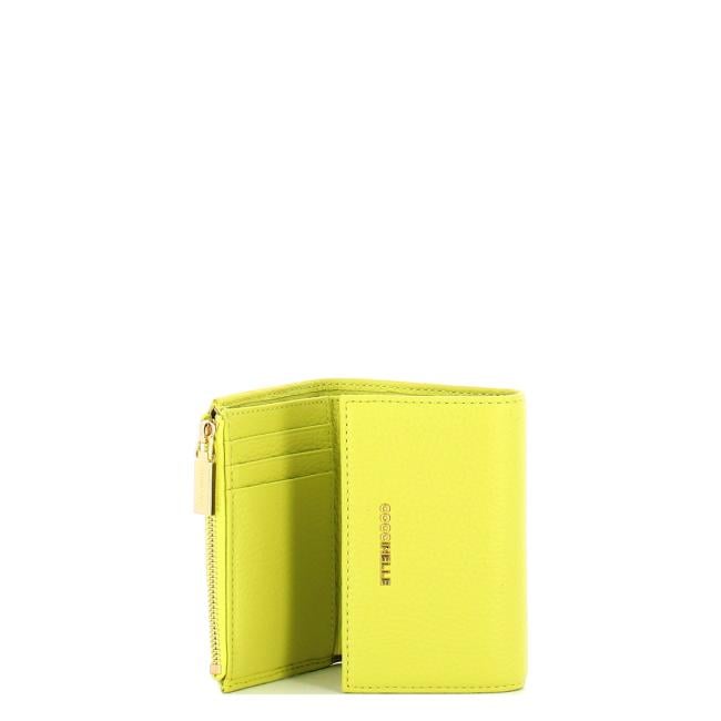 Coccinelle Portafoglio Metallic Soft Green Glow - 3